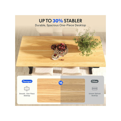 Obdélníková stolní deska PR1208-Maple-FSC 120x80cm - N