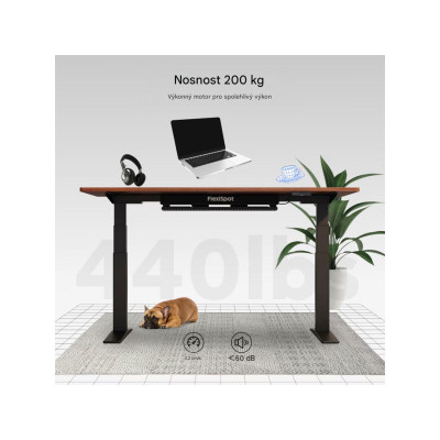 copy of Prémiový stůl E7B-Pro-EUV3 Black, černý - N