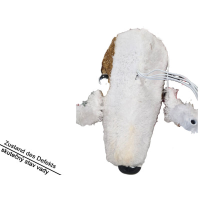 Vánoční dekorace s psím spřežením CM24279DE, LED - B