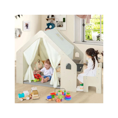 Dětský domeček na hraní 6v1 TP10177BE, 113×98×113 cm - B
