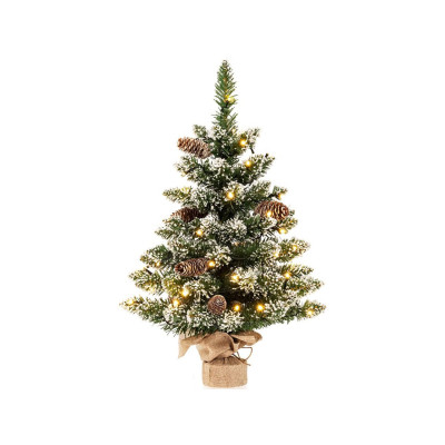 Umělý vánoční stromeček CM23992 s LED světlem, 60 cm - A