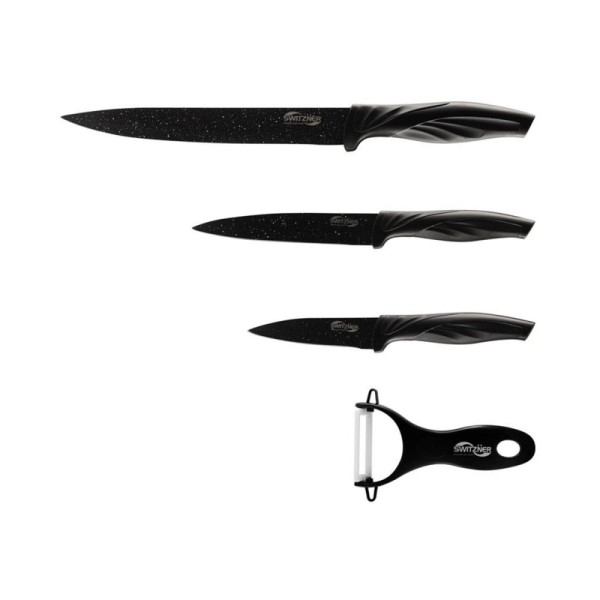 Sada nožů SWITZNER SW-7777-BLK, 4-dílná