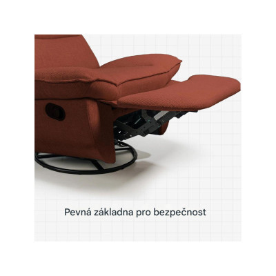 Otočné houpací křeslo XC6-OB-EUV2, šedé - B