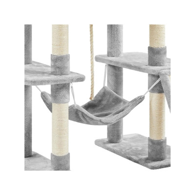 Škrabadlo pro kočky 615400 light gray, 209 cm, světle šedé - A