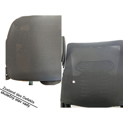 Ergonomická kancelářská židle OC3 PRO, černá - B