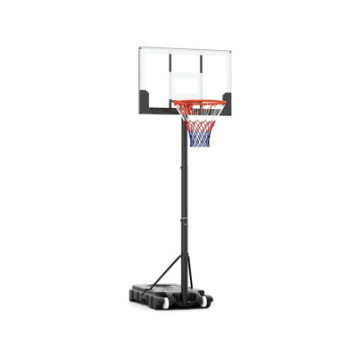 Venkovní basketbalový koš SP38316WH, výškově nastavitelný, 155-230 cm - A
