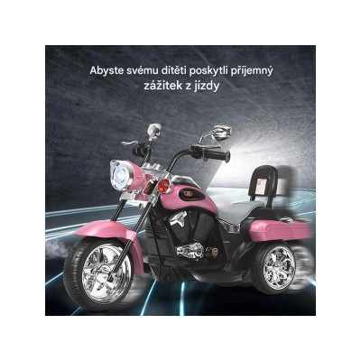 copy of Elektrická dětská motorka TY327686DE-BL s nastavitelným světlometem, modrá - B