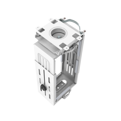 Držák na počítač CH1W, nastavení výšky 285–512 mm, bílý - A