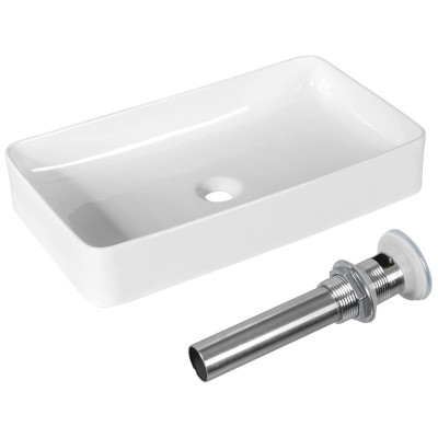 Porcelánové umyvadlo BA7540, 60 x 35 x 11 cm, bílé - B