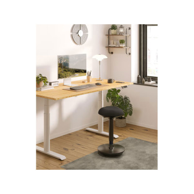 Výškově nastavitelná kyvadlová stolička BH4G-V2, černá - A