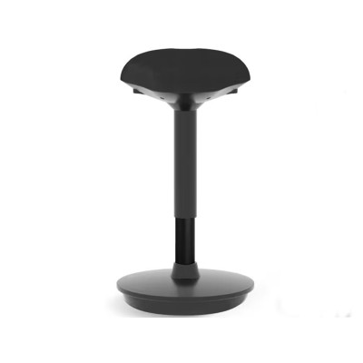 Výškově nastavitelná kyvadlová stolička BH4G-V2, černá - A