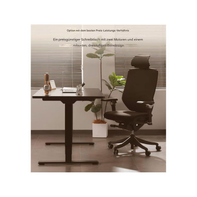 Výškově nastavitelná konstrukce stolu E5B-EUV5, černá - B