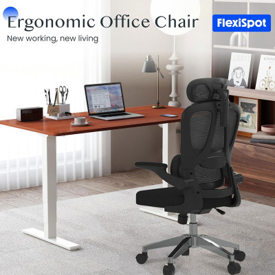 Ergonomická kancelářská židle OC19B-V3, skládací područky - A