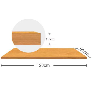 Obdélníková stolní deska TB-R1206M-EUCB-FSC maple, 120 x 60 cm - N
