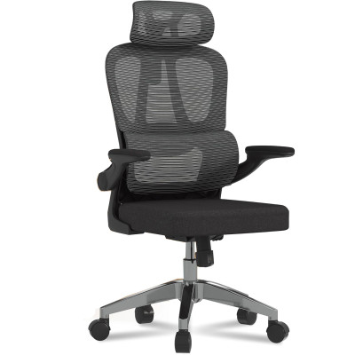 Ergonomická kancelářská židle OC19B-V3, skládací područky - A