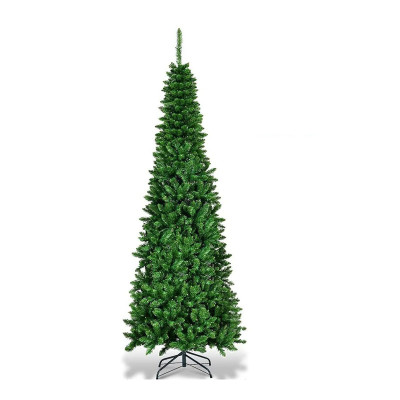 Umělý vánoční stromek CM22072DE, 225 cm, s kovovým stojanem - A