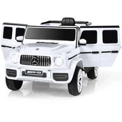 Elektrické autíčko Mercedes Benz TQ10235DE-WH s hudbou a světlomety, bílé - B