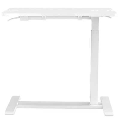 Výškově nastavitelný odkládací stolek H3W-7040-PRO, bílý - A