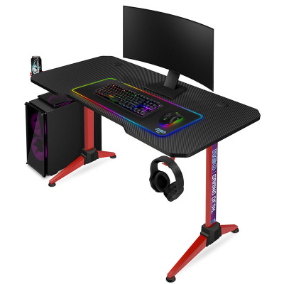 Herní stůl CONNECT IT NEO, červeno/černý - B