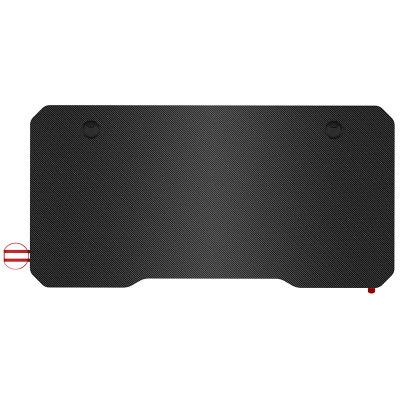 Herní stůl CONNECT IT NEO, červeno/černý - B