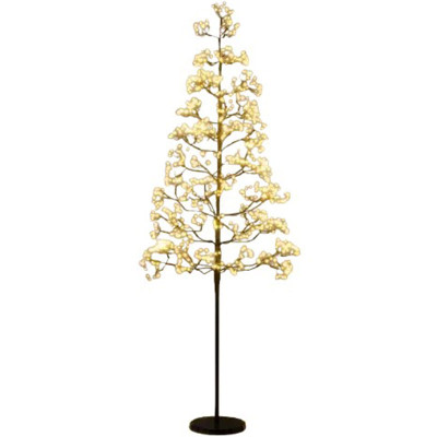 Osvětlený LED stromeček CM25142DE-M s 1000 teplými bílými světly, 150 cm - A