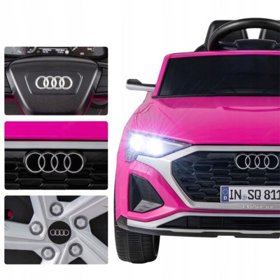 Dětské auto Audi SQ8 TQ10286DE-PI s dálkovým ovládáním, růžové - A