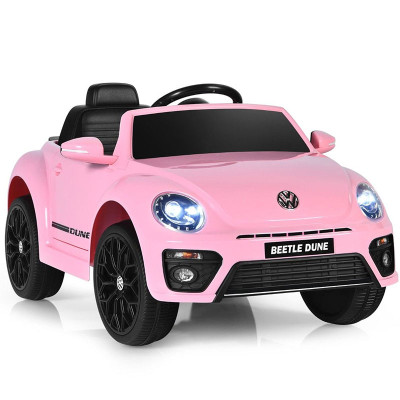 Dětské elektrické autíčko Volkswagen Beetle TQ10234DE-PI, růžové - A