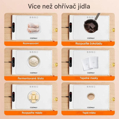 Elektrická varná deska ES10520DE-WH se silikonovým povrchem, bílá - B