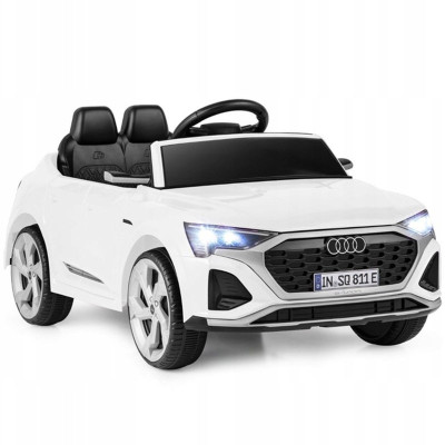 Dětské auto Audi SQ8 TQ10286DE-WH s dálkovým ovládáním, bílé - A