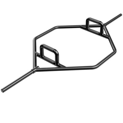 Odolná šestihranná činková tyč SP37910BK, do 226 kg, černá - A
