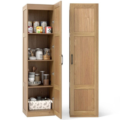 Vysoká úložná skříň JZ10386NA, 4patrová, 150 cm - B