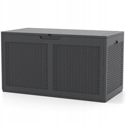 Zahradní box NP12401GR na kolečkách, šedý - B