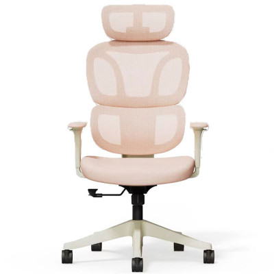 Ergonomická kancelářská židle BS5P, růžová - B