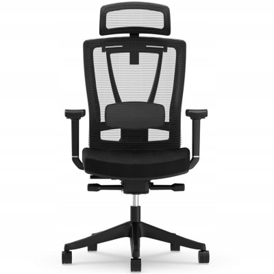 Ergonomická kancelářská židle BS14B, černá - A