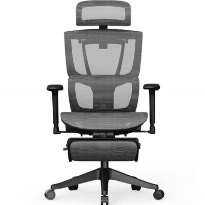 Ergonomická kancelářská židle C7G-Air-Pro, šedo/černá - B