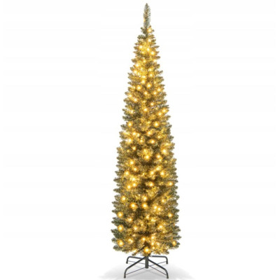 Umělý vánoční LED stromek CM25009DE-15, 150 cm - A
