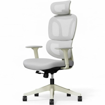 Ergonomická kancelářská židle BS5, šedá - B