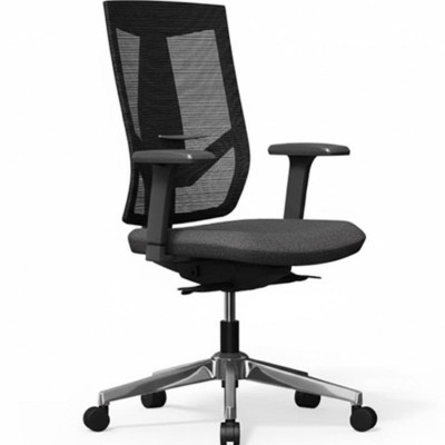 Ergonomická židle BS6B-lite s 8směrným nastavením opěradla, černá - A
