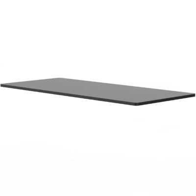 Obdélníková stolní deska DT1808-Black, 180 x 80 x 2,5 cm, černá - N