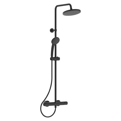 Sprchový systém IDEAL STANDARD T25, výška 111,7 cm, počet proudů 1, černá - A