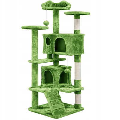 Škrabadlo pro kočky 593122 green, 139 cm, zelený - B