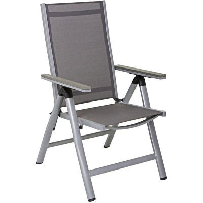 Zahradní židle s područkami Grace 305330, kov, nosnost: 120 kg - A