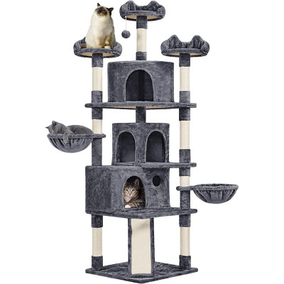 Škrabadlo pro kočky 615086 dark gray, 194 cm, tmavě šedé - B