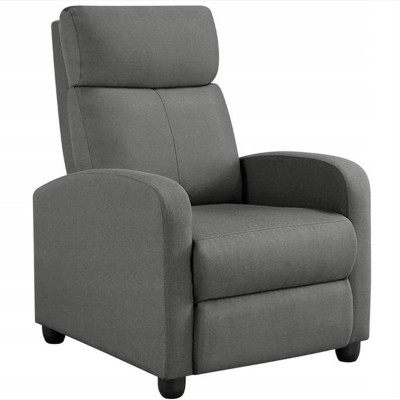 Relaxační křeslo 614503, polohovací křeslo, TV křeslo, šedé, nosnost: 120 kg - A