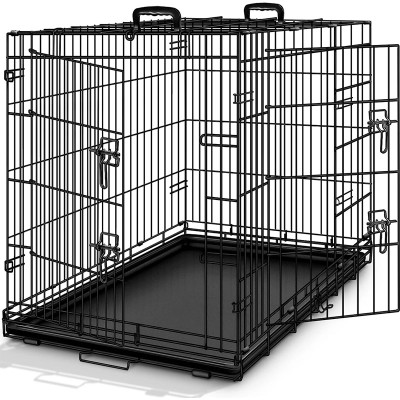 Klec pro psy, 107 x 71 x 77 cm, černá - B