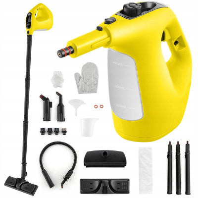 Parní čistič ES10287DE-YW, 4v1, 2 bary, 400 ml, žlutý - B