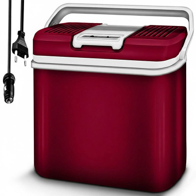 Elektrický chladící box, 24 L, červený - A
