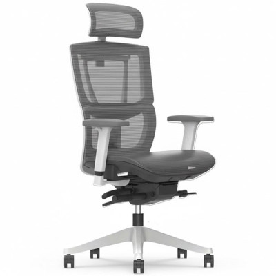 Ergonomická kancelářská židle C7WG Air, šedá - N