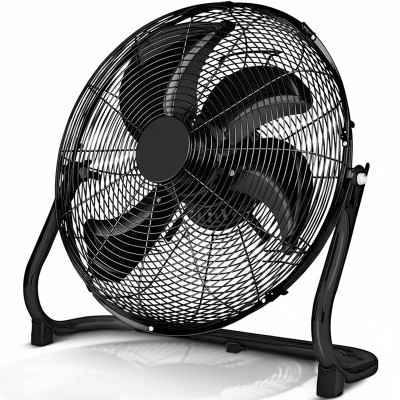 Podlahový ventilátor 200 W, 60 cm, černý - A