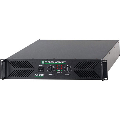Výkonový zesilovač Pronomic XA-800, 2x 1900 wattů, černý - B